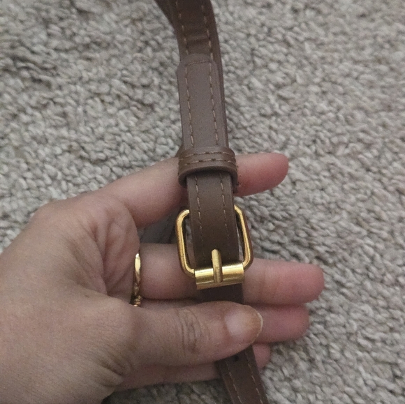 Brown Quilted Women's Bag - Picture 6 of 16